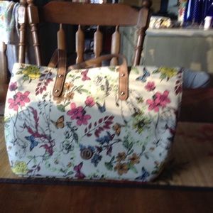 Giani Bernini Floral & Butterfly Tote